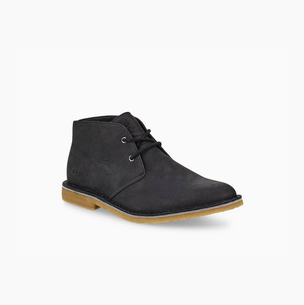 UGG Groveland Chukka Black Desert Boots for Men (AMKR23145)